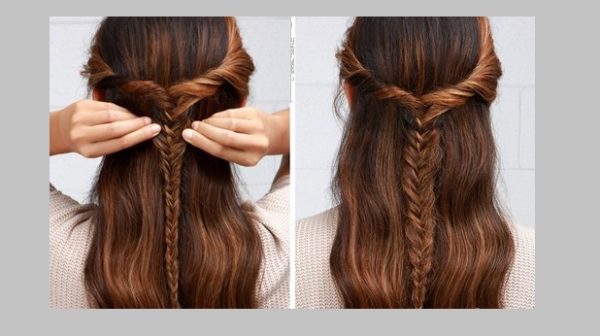 Tạo độ bồng và xịt keo giữ nếp