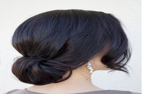 búi tóc cuộn