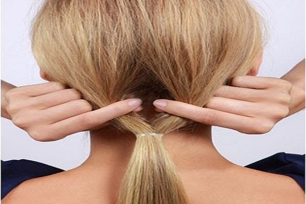 chia tóc làm hai phần