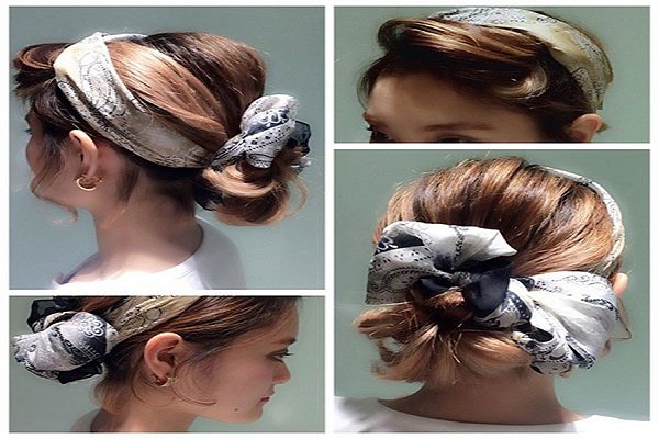 cột và quấn khăn turban