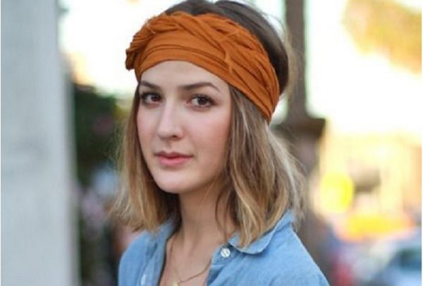Khăn turban cho nàng tóc ngắn