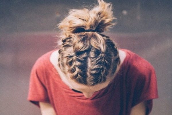 kiểu tết từ đỉnh đầu