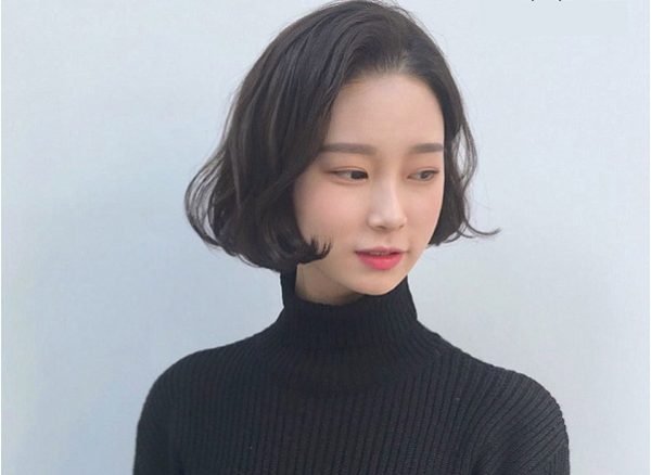 tóc bob xoăn sóng nước