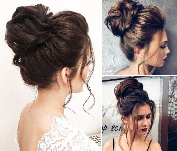 để tóc búi cao đi dự tiệc cưới