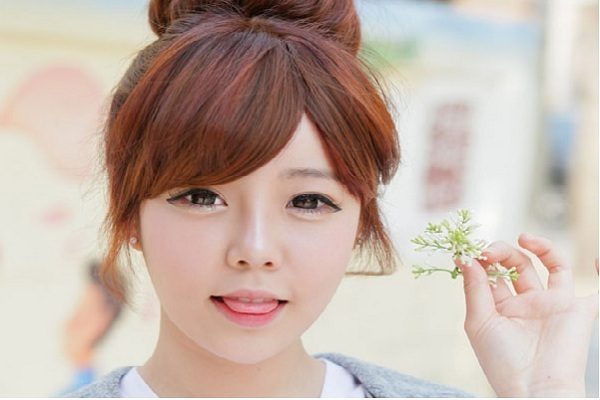 tóc búi dạng cao
