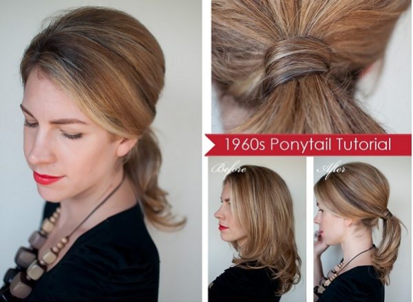 tóc đuôi ngựa phồng