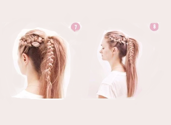 tóc đuôi ngựa tết