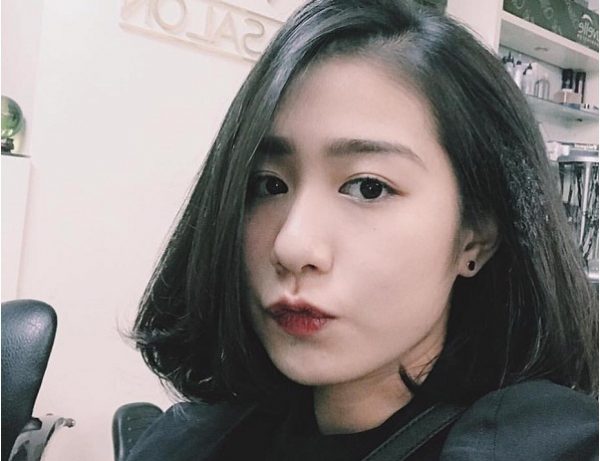 Tóc ngắn uốn con dập xù
