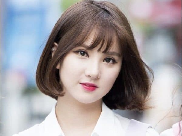 Tóc ngắn uốn cụp Hàn Quốc