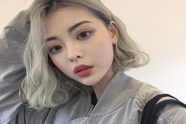 tóc ngắn xoăn mái dài đẹp