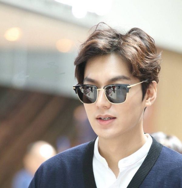 tóc nam dài uốn xoăn mái lee min ho