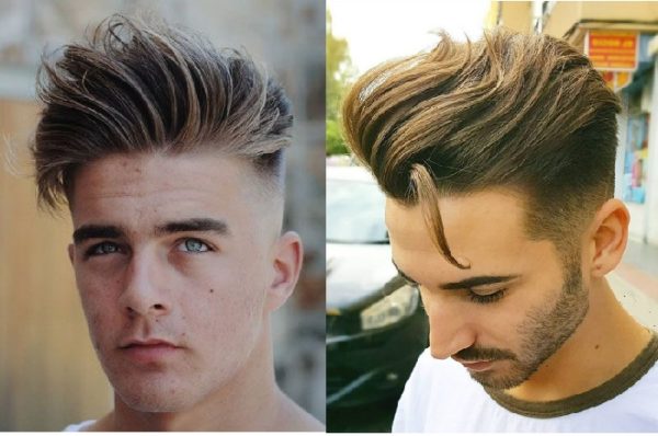 High fade quiff