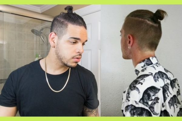 kiểu tóc nam man bun