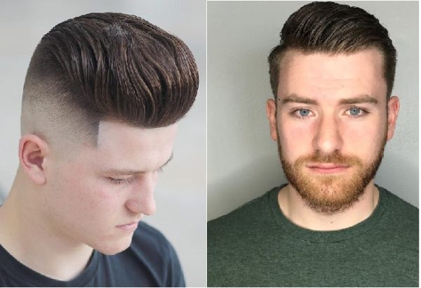 pompadour undercut vuốt gọn