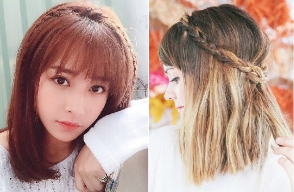 tết tóc ngắn lọn nhỏ