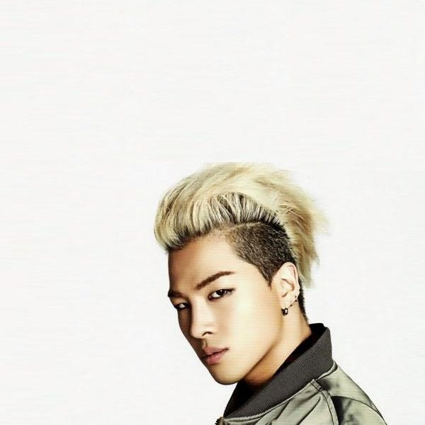 tóc mohican nhuộm highlight taeyang