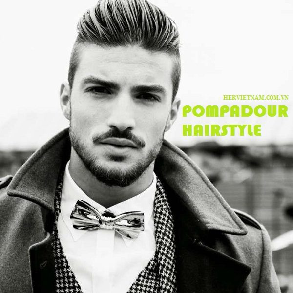tóc nam ngắn đẹp pompadour
