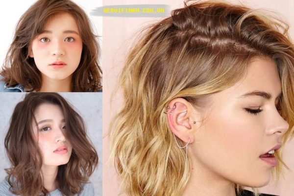 tóc ngắn bob đánh rối