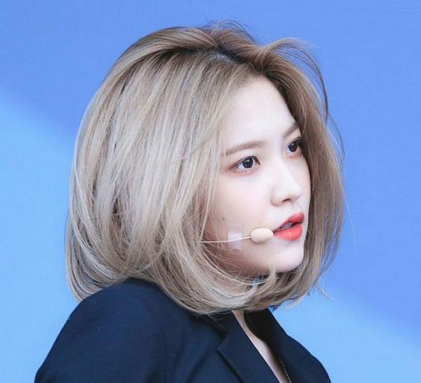 tóc ngắn màu khói
