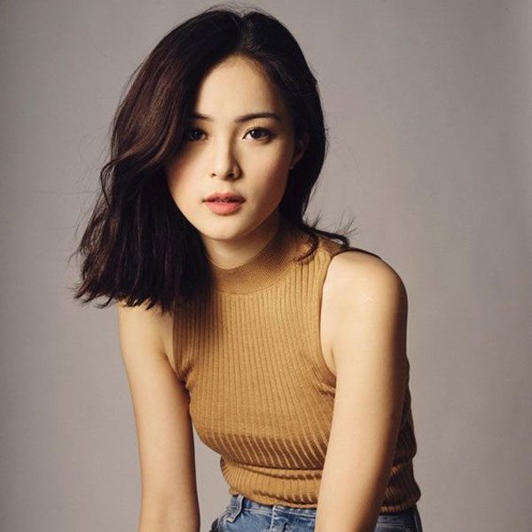 tóc ngắn qua vai