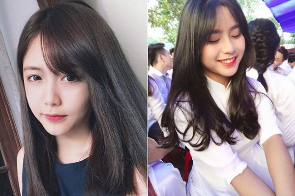 tóc nữ đẹp dài màu đen