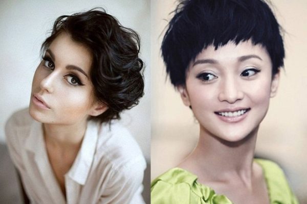tóc tém nữ đẹp cho mặt trái xoan