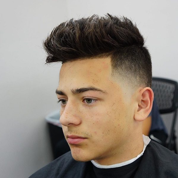 tóc undercut low fade vuốt nhọn