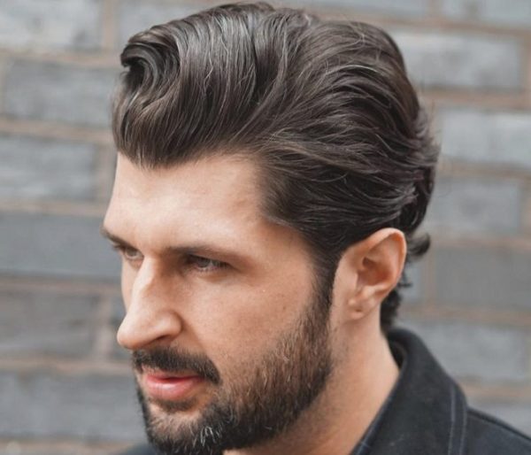 tóc xoăn slicked back