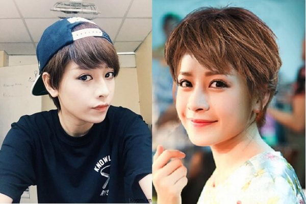 Chi Pu tóc tomboy
