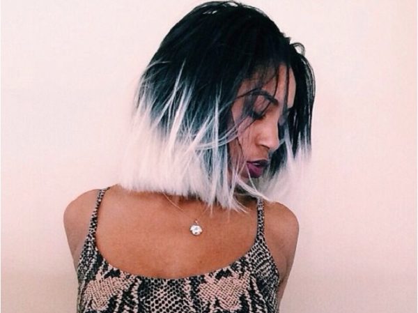 tóc nhuộm cho mặt tròn