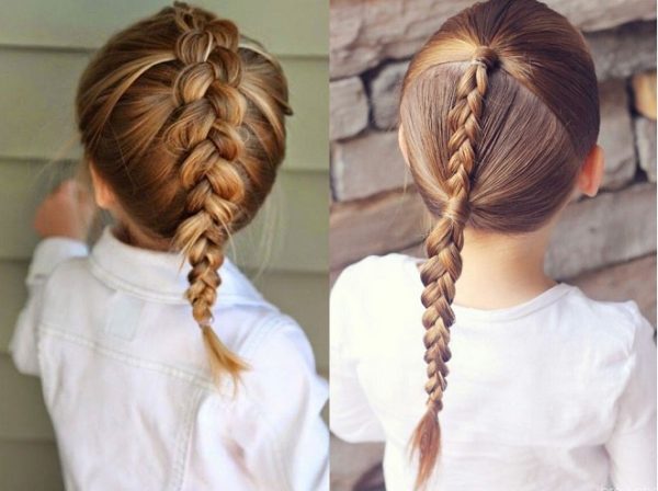 tết bím tóc ngắn