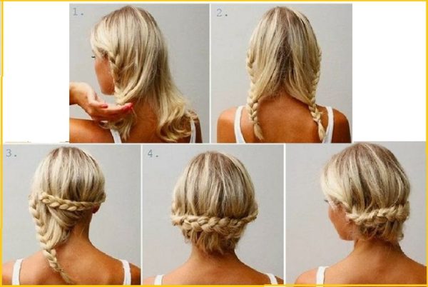 tết tóc ngắn dự tiệc