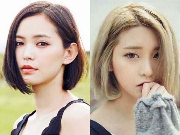 tóc ngắn cho mặt tròn tự nhiên