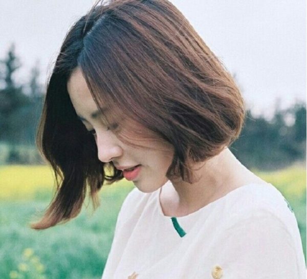 tóc ngắn cô dâu