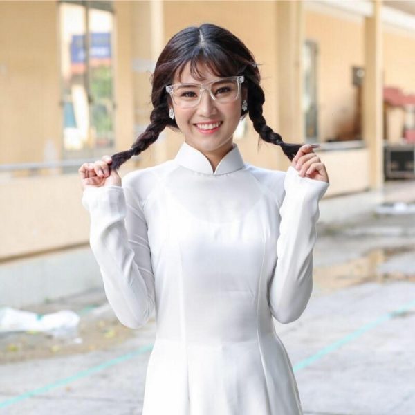 tóc ngắn tết đôi