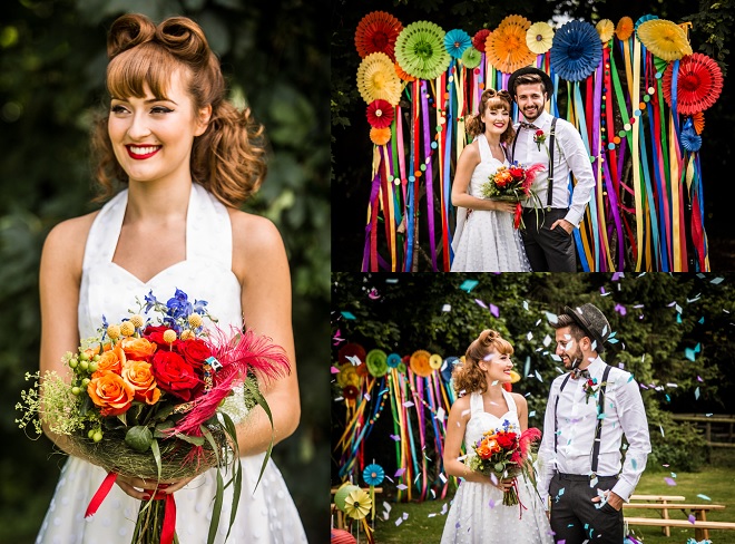 tóc ngắn uốn xoăn kiểu Victory Rolls