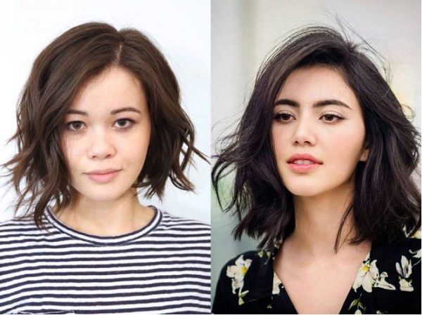 tóc ngắn xoăn sóng