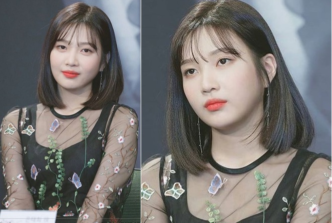 tóc ngang vai mái thưa Hàn Quốc
