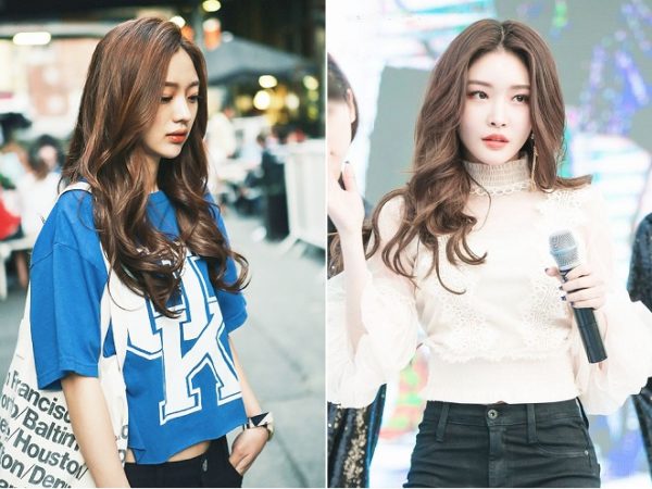 tóc xoăn đuôi lọn lớn