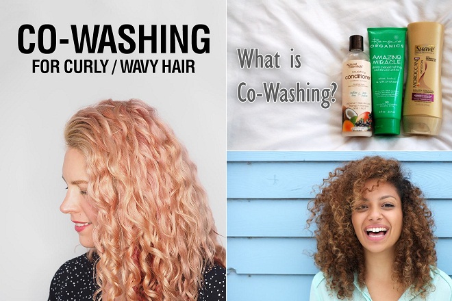 dầu gội co-washing cho tóc xoăn