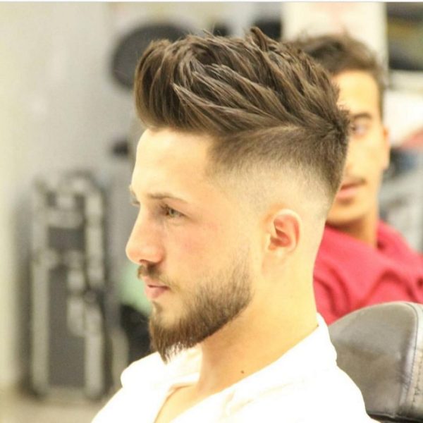 kiểu tóc fade quiff