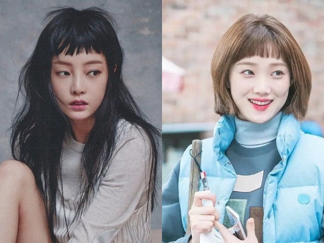 những kiểu tóc mái đẹp của sao hàn tỉa choppy