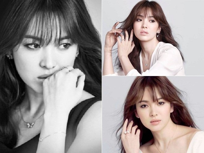 tóc dài tỉa mái air bang song hye kyo
