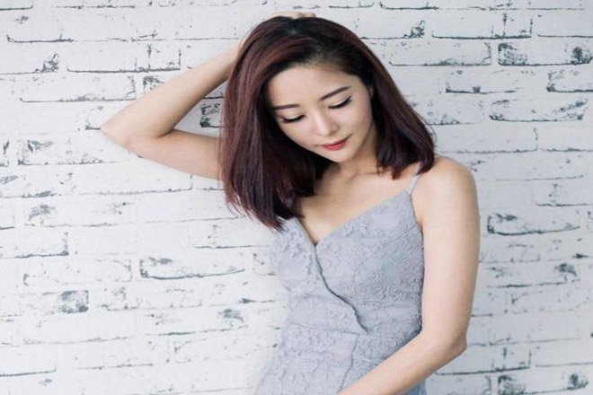 tóc thẳng ngang vai cho mặt tròn