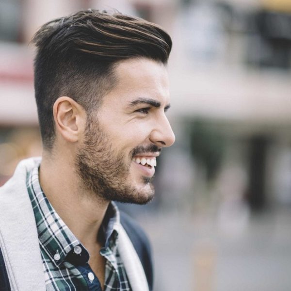 undercut side part