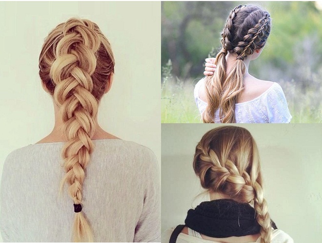 3 kiểu tết khác nhau của kiểu tóc cô gái Hàn Lan