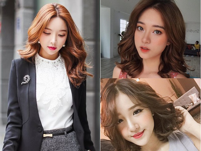 3 kiểu tóc ngắn uốn lọn lớn