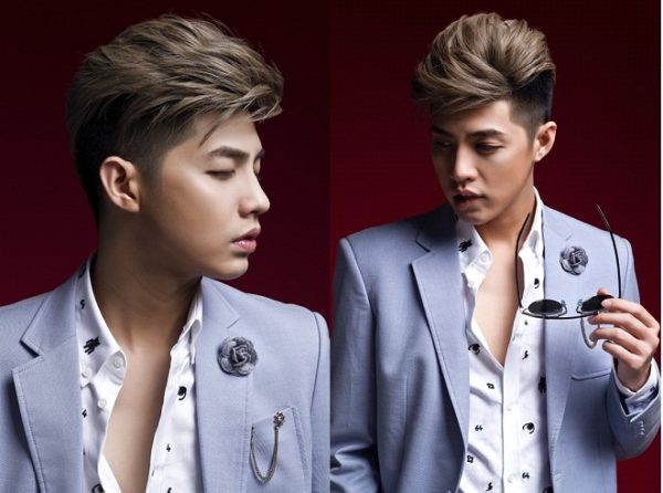 Noo Phước Thịnh cắt kiểu tóc moi undercut