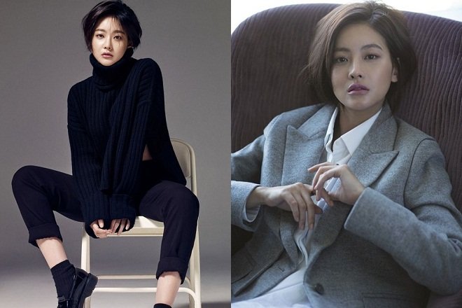 kiểu tóc ngắn mái dài Oh Yeon Seo