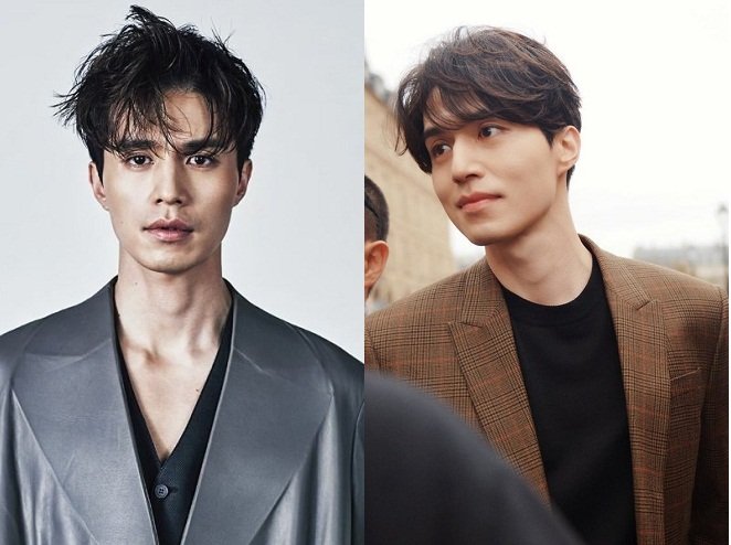 kiểu tóc uốn xoăn của diễn viên Lee Dong Wook